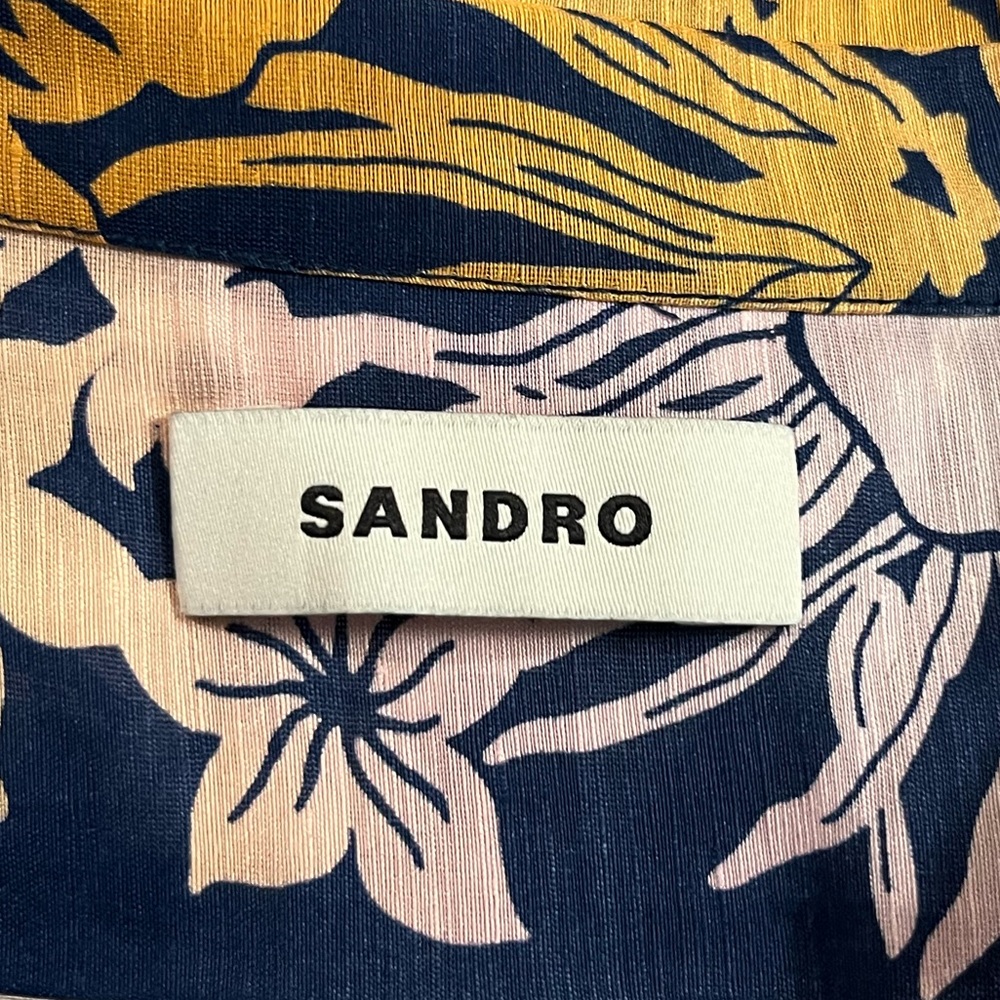Sandro Linen Dress - Picture 7 of 16
